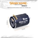 Rocket 540 4.5T 5.5T 6.5T 8.5T 10.5T 13.5T 17.5T 21.5T Sensored Brushless Motor for Modified Spec Stock 1/10 RC Car